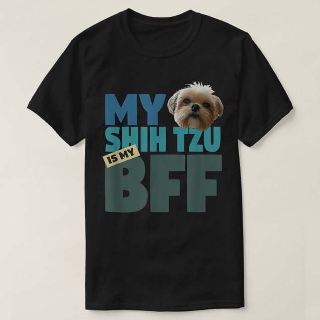 Camiseta Shih Tzu Mejor Amigo BFF (Diseño del anverso)