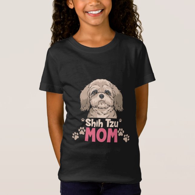 Camiseta Shih Tzu Mom (Anverso)