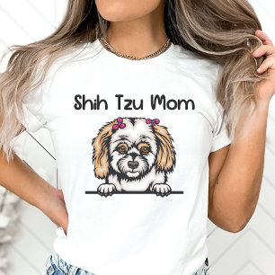 Camiseta Shih Tzu Mom Shirt, Dog Mama