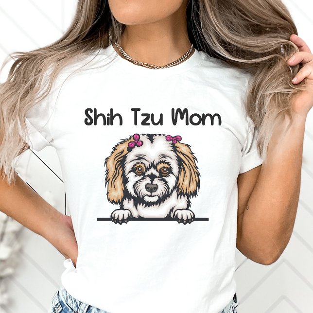 Camiseta Shih Tzu Mom Shirt, Dog Mama (Subido por el creador)