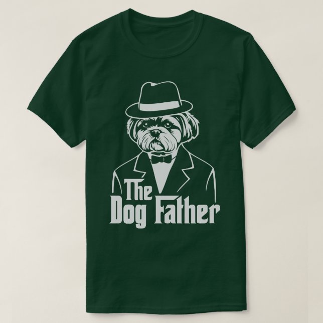 Camiseta Shih Tzu Perro El Perro Padre Gracioso Mascota 1 (Diseño del anverso)