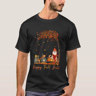 Camiseta Shih Tzu Perro Otoño Caída Calabaza Mappe Gracias
