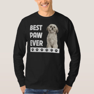 Camiseta Shih Tzu Perro Padre Día Mejor Paw Nunca Doggy D