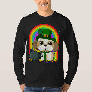 Camiseta Shih Tzu Rainbow Irish C St Patrick Day Prog