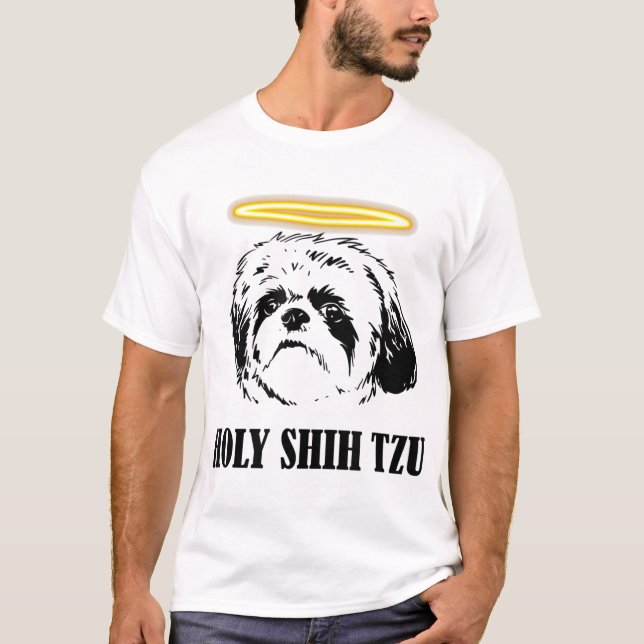 Camiseta Shih Tzu sagrado - Mascota animal lindo Paw Dog Lo (Anverso)