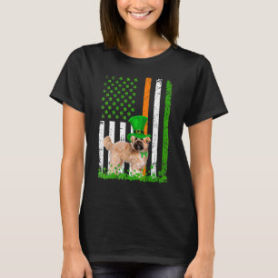 Camiseta Shih Tzu Saint Patrick's Day de las mujeres se vue