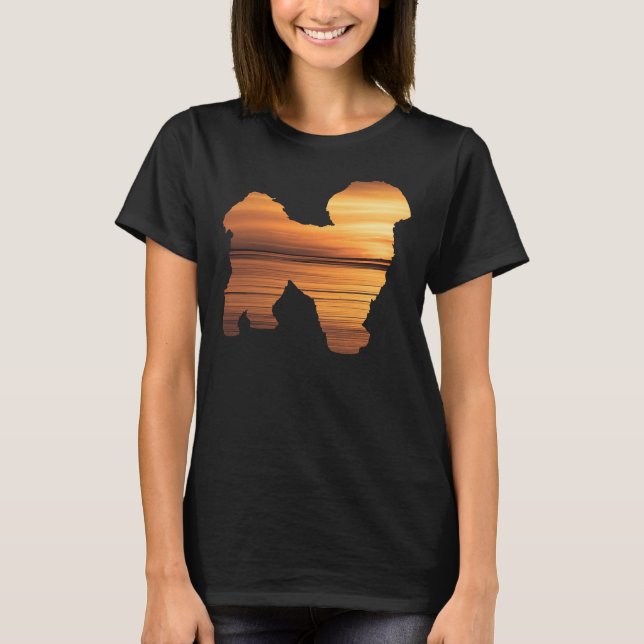 Camiseta Shih Tzu Sunset (Anverso)