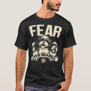 Camiseta Shih Tzu Teme La Barba