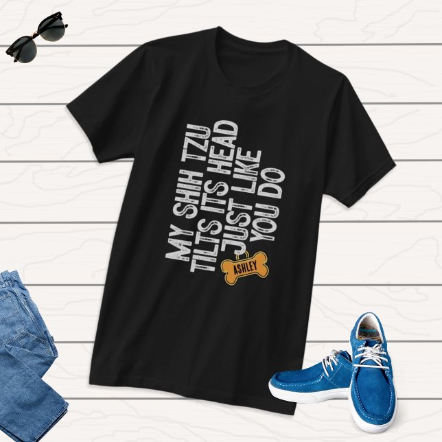 Camiseta Shih tzu Tlits cabeza como tú (Subido por el creador)