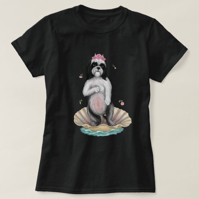 Camiseta Shih Tzu Venus (Diseño del anverso)