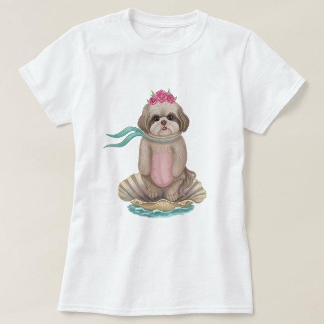 Camiseta Shih Tzu Venus (Diseño del anverso)