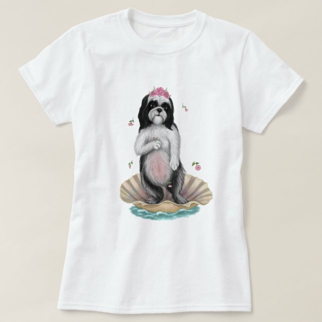 Camiseta Shih Tzu Venus (Diseño del anverso)