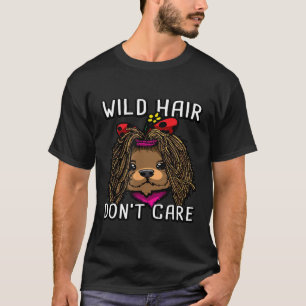 Camiseta Shih tzu Wild Hair no se preocupa por Shihtzu Love