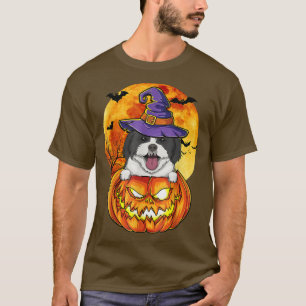 Camiseta Shih Tzu Witch Pumpkin Halloween Perro Lover Funny
