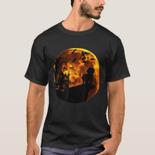Camiseta Shih Tzu Y Moon Halloween