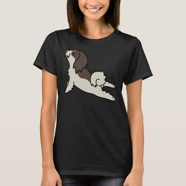 Camiseta Shih Tzu Yoga (Anverso)