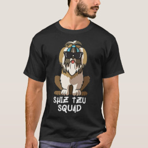 Camiseta Shih zu Squad con gafas de sol Funny Perro Guay me