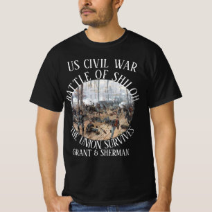 CAMISETA SHILOH US CONCEPTO DE GUERRA CIVIL Y SHERMAN
