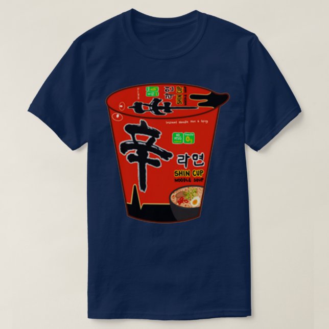 CAMISETA SHIN RAMEN (Diseño del anverso)