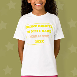Camiseta Shine Bright Back To School 
