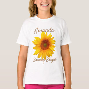 Camiseta Shine Bright Sunflower