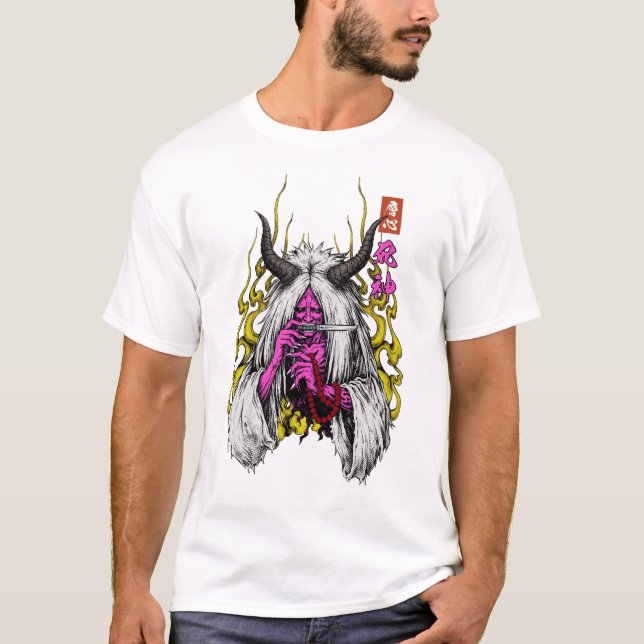 Camiseta Shinigami Death Spirit Japanese Oni Demon (Anverso)