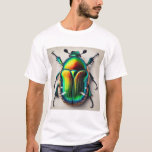 Camiseta Shining Leaf Chafer Beetle 100924IREF250 - Waterco<br><div class="desc">Shining Leaf Chafer Beetle 100924IREF250 - Watercolor by John Pintow - Explore the beauty of wildlife with this exquisite watercolor art collection. Each artwork captures the vibrant essence of various animals and insects,  showcasing detailed textures and rich colors. Ideal for those who cherish nature's artistry.</div>