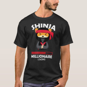 Camiseta Shinja Millionaire Cargando Crypto Blockchain Char