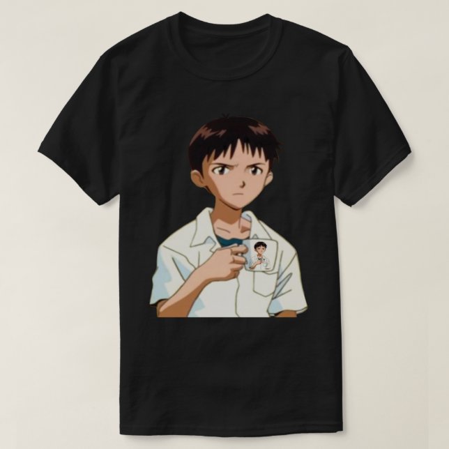 Camiseta Shinji con Shinji Mug (Diseño del anverso)