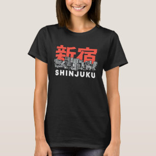 Camiseta Shinjuku Tokyo Japan Souvenir Kanji Chara japonés