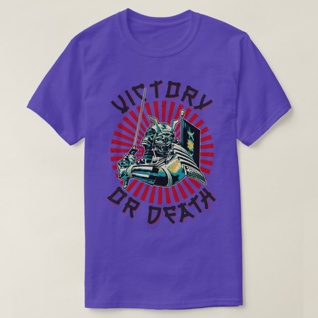 Camiseta Shinobi, un guerrero japonés samurai (Diseño del anverso)