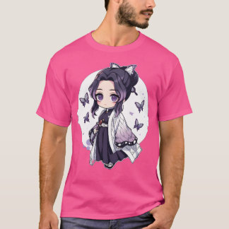 Camiseta Shinobu Ds Cute Anime Chica Chibi Style