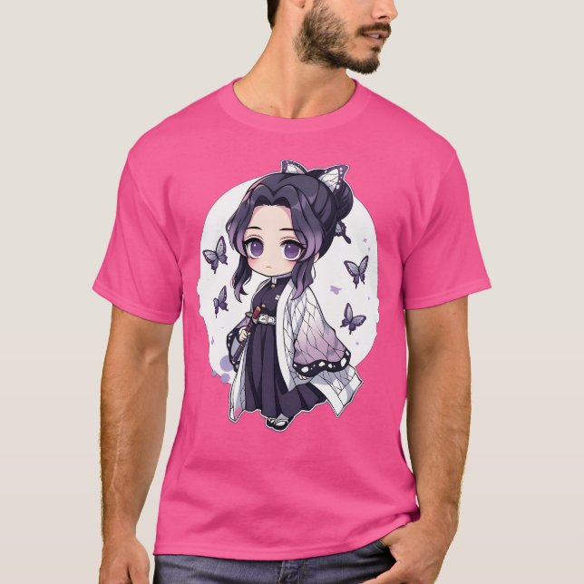 Camiseta Shinobu Ds Cute Anime Chica Chibi Style (Anverso)