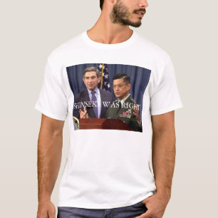Camiseta Shinseki correcto