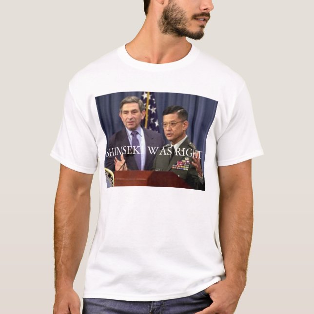 Camiseta Shinseki correcto (Anverso)