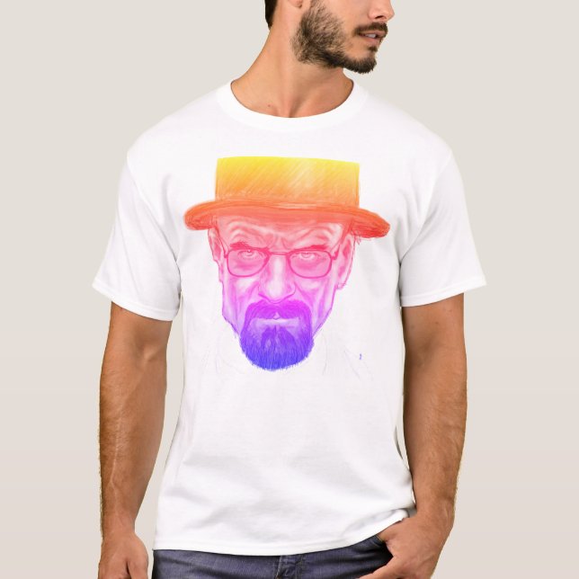 Camiseta "SHINY HEISENBERG" - by DANYE (Anverso)