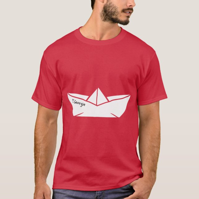 Camiseta Ship SS Georgie this Stephen King (Anverso)