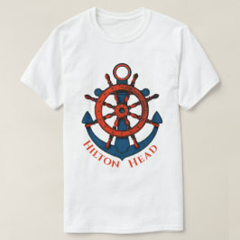Camiseta Ships Wheel y Anchor Hilton Head Island, SC