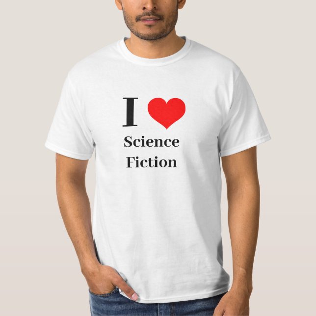 Camiseta Shirt - Corazón ciencia ficción (Anverso)