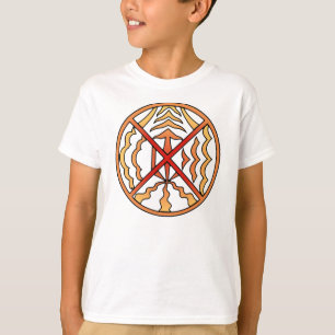 Camiseta Shirt de arte nativo Kid's Elements Tribal Sun Shi