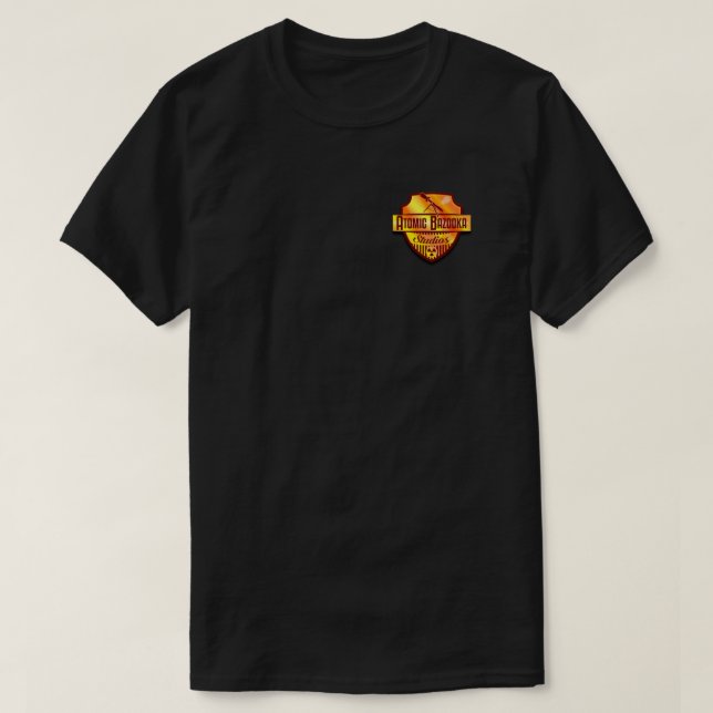 Camiseta Shirt de los Estudios de Bazooka Atómica (Diseño del anverso)