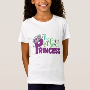 Camiseta shirt de princesa Girl's perfecto de Fitted
