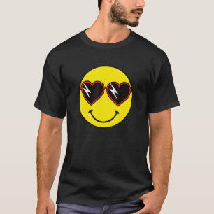 Camiseta Shirt de sonrisa amarilla de 7009 cortó el "Smili"
