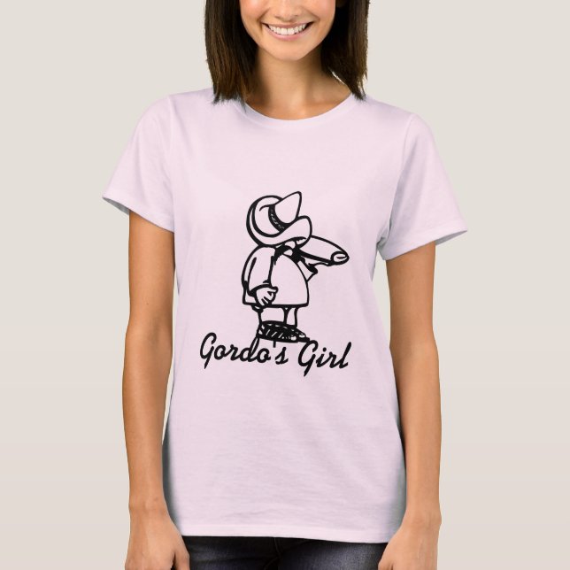Camiseta Shirt del chica de Gordo de señora (Anverso)