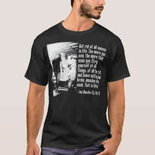 Camiseta Shirt for Lifters - Simplicidad - Cita de Jim Wend
