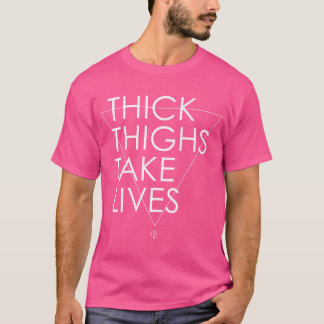 Camiseta Shirt Jiu-Jitsu - Thick Thighs se apropian del tri