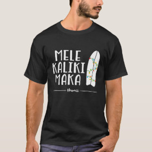 Camiseta Shirt Mele Kalikimaka, Navidades de Hawái