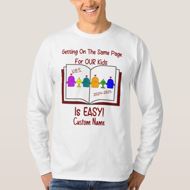 Camiseta Shirt-Mens Basic Long Sleeve-Personname del person (Anverso)