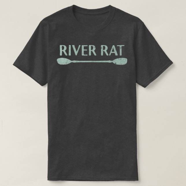 Camiseta Shirt River Rat Kayak y Canoeing Shirt Outdoo (Diseño del anverso)