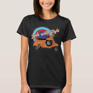 Camiseta Shirt Scooter de Italia   Videojuego de estilo